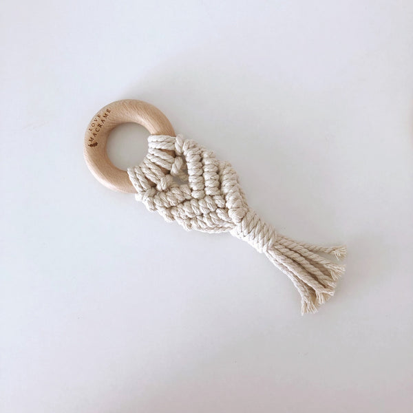 Love Macrame - Macrame Teether - Natural