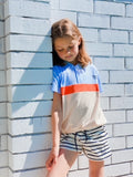 Goldie + Ace Terry Short - Natural Navy