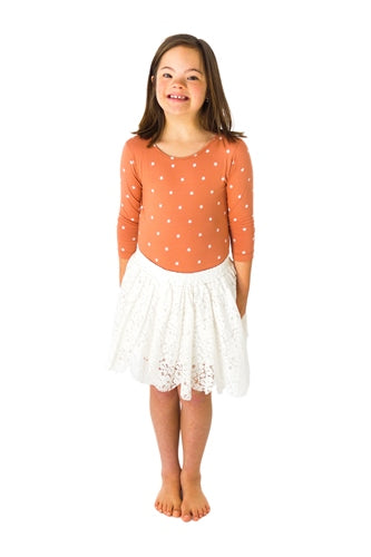 Alex & Ant Star Leotard - Peach