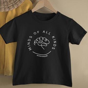 Inclusion Revolution Kids Tee - Minds Of All Kinds - Black