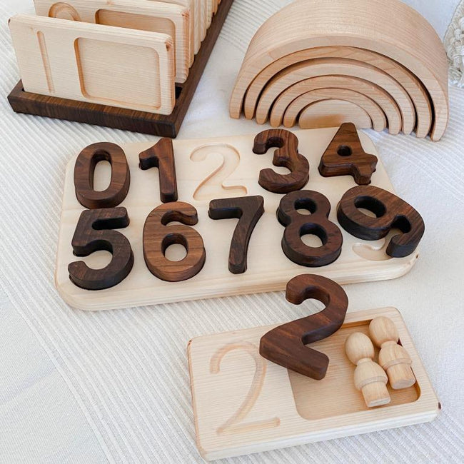 Wooden Number Puzzle