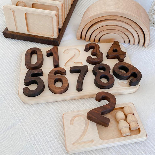Wooden Number Puzzle
