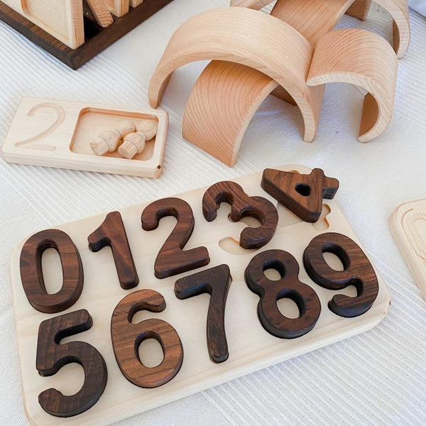 Wooden Number Puzzle