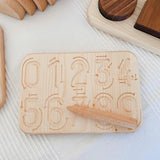 Wooden Number Tracing Board