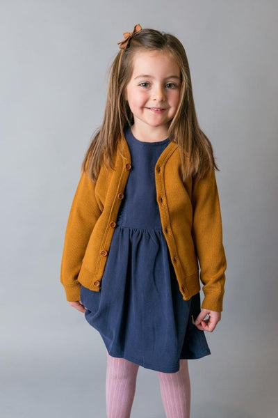 Love Henry Rib Cardigan - Bronze