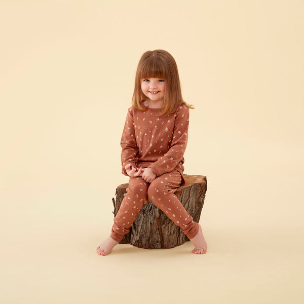 ergoPouch 1.0 tog Long Sleeve Pyjamas - Acorn