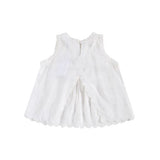 Louise Misha Solenia Top - Off White Satin Cotton