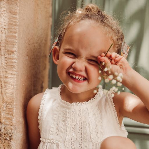 Louise Misha Solenia Top - Off White Satin Cotton