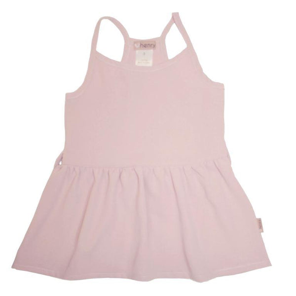 Love Henry Racer Back Floaty Top - Dusty Pink