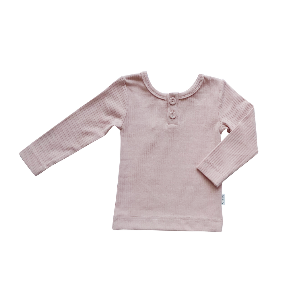 Love Henry Rib Top - Pink