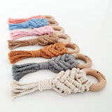 Love Macrame - Macrame Teether - Tangerine