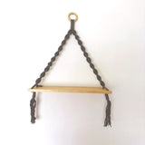 Love Macrame - Macrame Shelf Swing - Grey