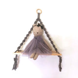Love Macrame - Macrame Shelf Swing - Grey