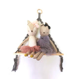 Love Macrame - Macrame Shelf Swing - Grey
