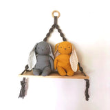 Love Macrame - Macrame Shelf Swing - Grey