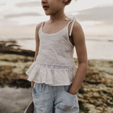 Lupine and Luna Daisy Blouse - Ivory