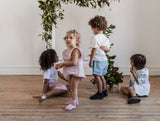 Lupine and Luna Ember Linen Tee - Ivory