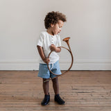 Lupine and Luna Ember Linen Tee - Ivory