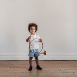 Lupine and Luna Ember Linen Tee - Ivory
