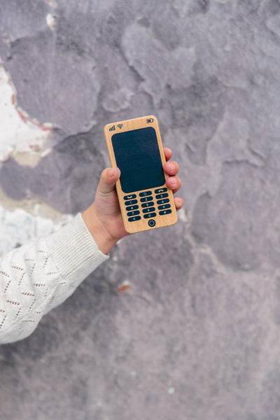 Make Me Iconic - Wooden Mobile Phone