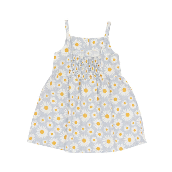 Goldie + Ace Marigold Linen Dress - Daisy - Sky
