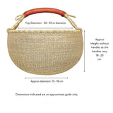 Round Basket - Medium Natural