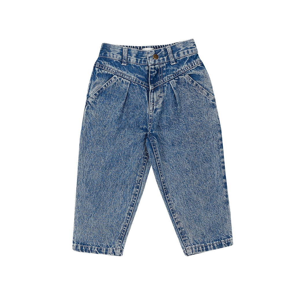 Goldie + Ace Mini Jean - Washed Denim