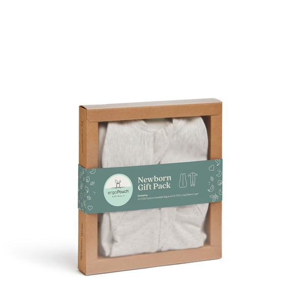 ergoPouch Newborn Gift Pack - Grey Marle
