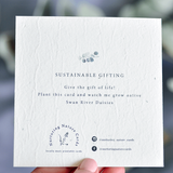 Nurturing Nature Cards - Thanks For Helping Me Grow Plantable Gift Card