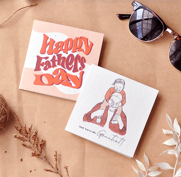 Nurturing Nature Cards - Dad, You're The Greatest Plantable Greeting Card