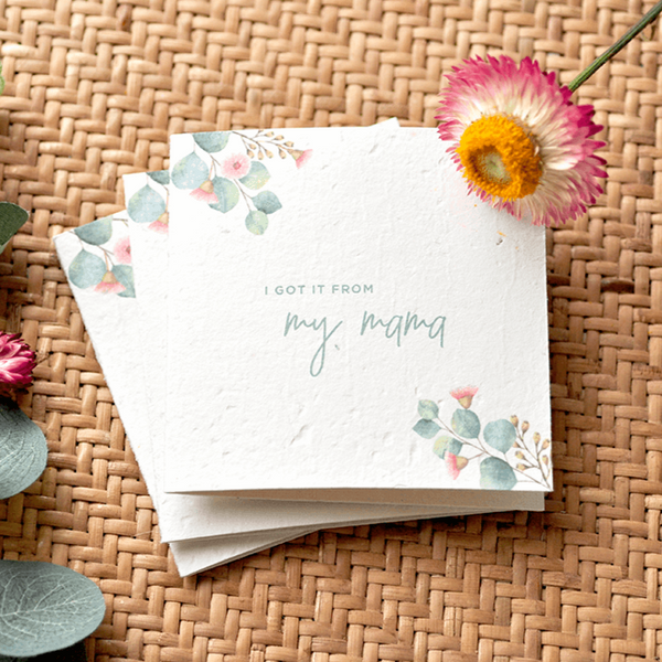 Nurturing Nature Cards - Mama Plantable Greeting Card