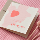 Nurturing Nature Cards - I Love You Plantable Greeting Card