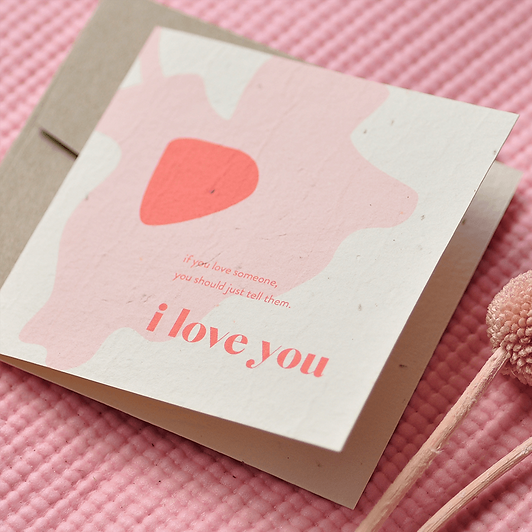 Nurturing Nature Cards - I Love You Plantable Greeting Card