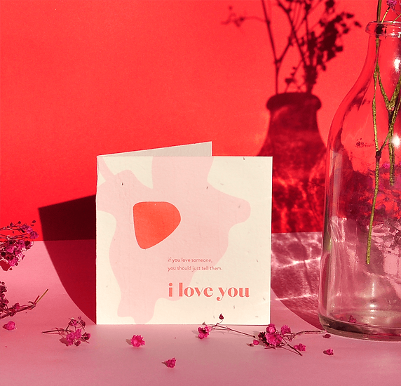 Nurturing Nature Cards - I Love You Plantable Greeting Card
