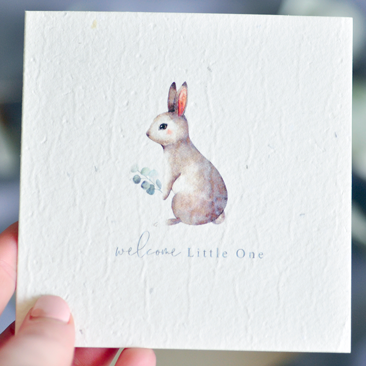 Nurturing Nature Cards - Little One Baby Shower Plantable Greeting Card
