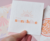 Nurturing Nature Cards - You Are My Sunshine Plantable Greeting Card