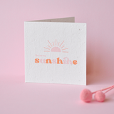 Nurturing Nature Cards - You Are My Sunshine Plantable Greeting Card