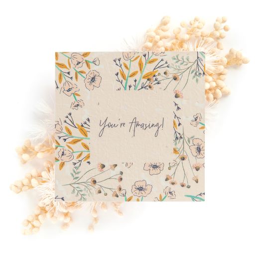 Nurturing Nature Cards - You're Amazing! Plantable Gift Card