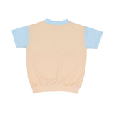 Goldie + Ace Ollie French Terry Short Sleeve T-shirt - Blue