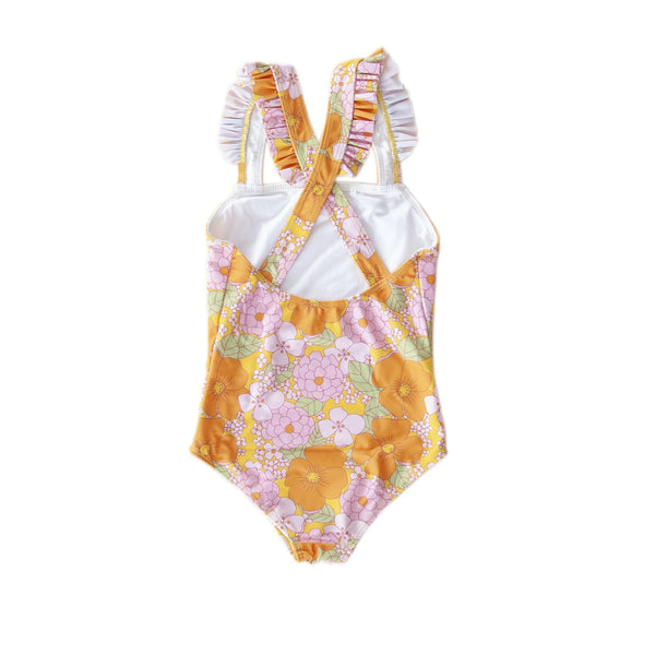 Peggy Aloe One Piece Swimsuit - Dahlia Print