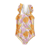 Peggy Aloe One Piece Swimsuit - Dahlia Print