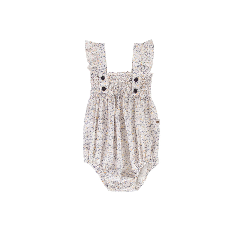 Peggy Edie Playsuit - Mini Blue Floral