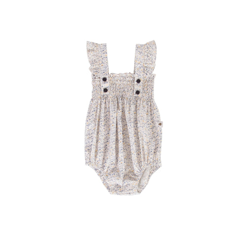 Peggy Edie Playsuit - Mini Blue Floral