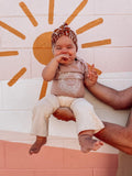 Tiny Gypsy Short Sleeve Onesie - Wildflowers - Mauve