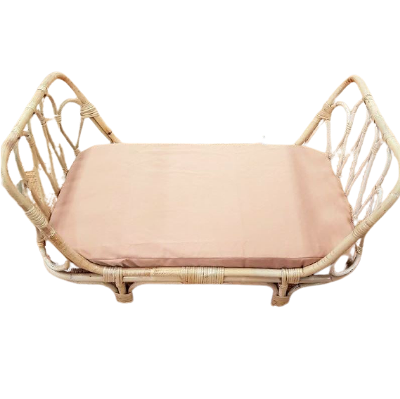 Poppie Toys - Fitted Sheet for Day Bed - Clay