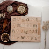 Qtoys - Lower Letter Tracing Board - No Arrows