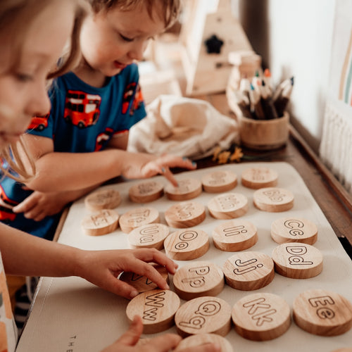 Qtoys - Wooden Animals Alphabet Set