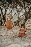 Ruffets and Co Willow Romper - Sugar