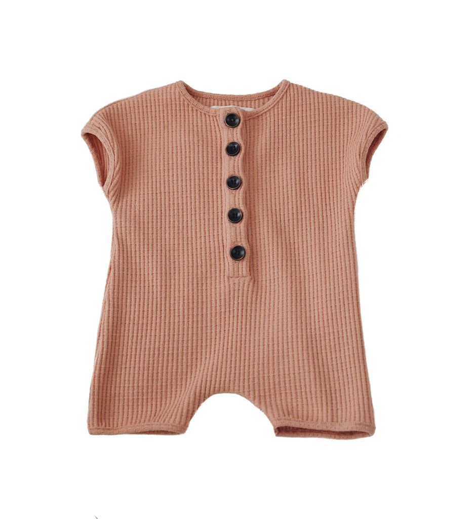 Ruffets and Co Jude Romper - Toast