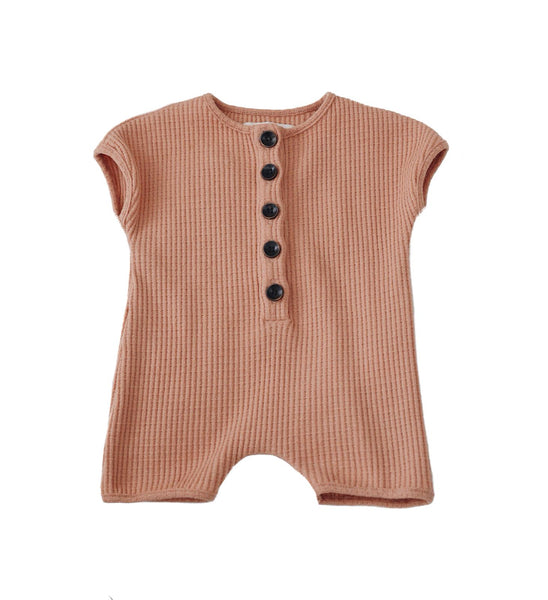 Ruffets and Co Jude Romper - Toast
